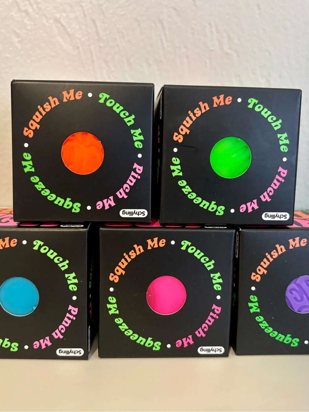 Needoh Groovy Glob - Pink, Orange, Purple, Green & Blue